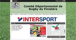 Desktop Screenshot of finistere-rugby.fr